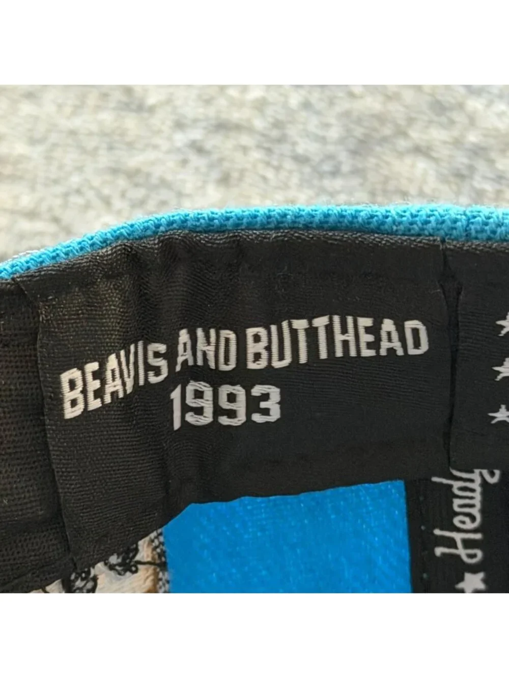 Nostalgia Co Beavis and Butt-Head Snapback Hat Men's One Size Blue MTV